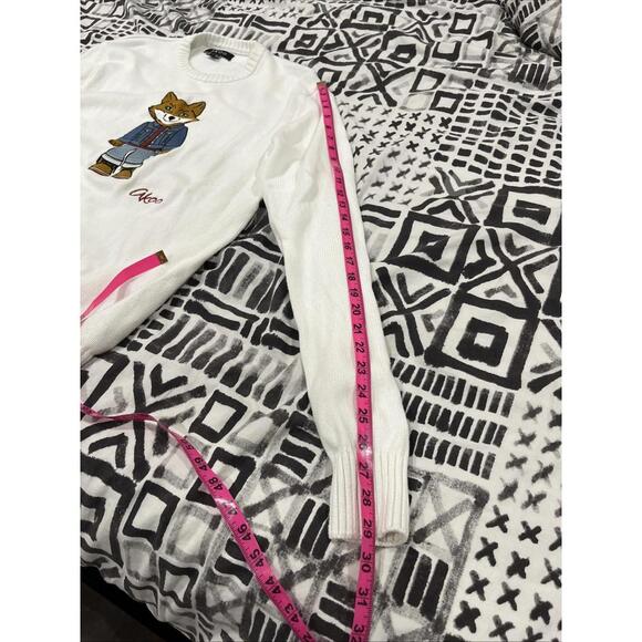 AKOO MENS EMBROIDERED FOX SWEATER SIZE LARGE CHINA VGC! - Picture 9 of 11